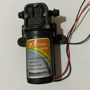12V 28W High Pressure Diaphragm Booster Pump with 775 Motor & Cooling Fan