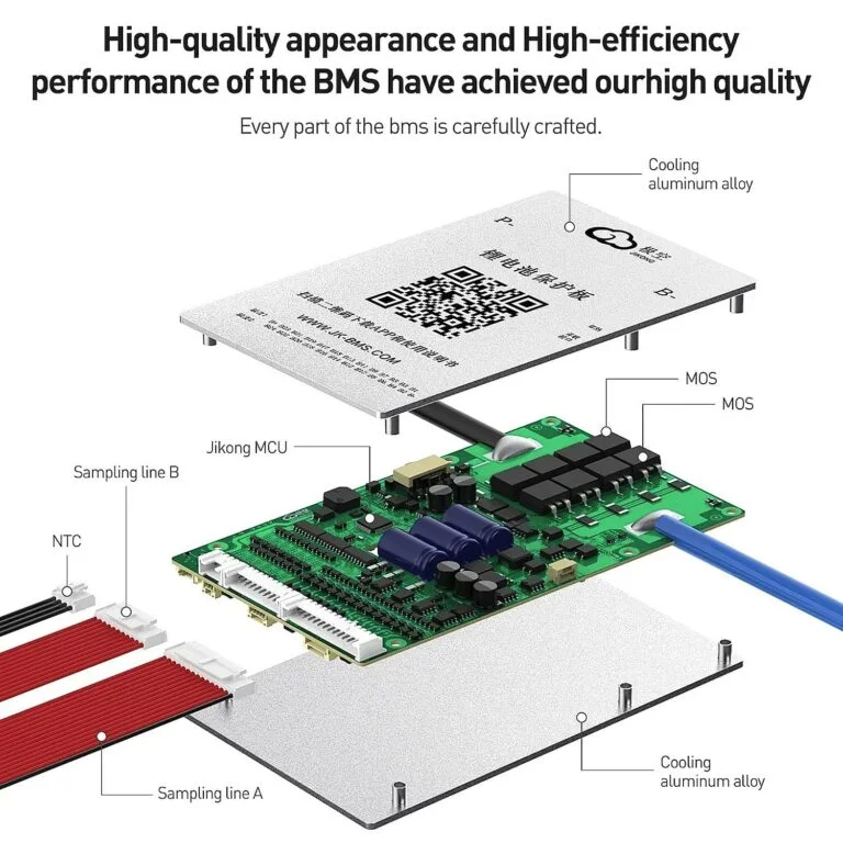 JK Smart BMS LFP Li-ion 4S-8S 100A BMS Battery Management System for Li-ion Lifepo4 Battery Pack Balanced Charging Board - Image 6