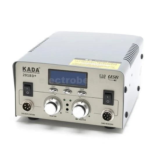 KADA 2018D+ 2-in-1 Hot Air Soldering Iron Station BGA Rework Station - Image 3