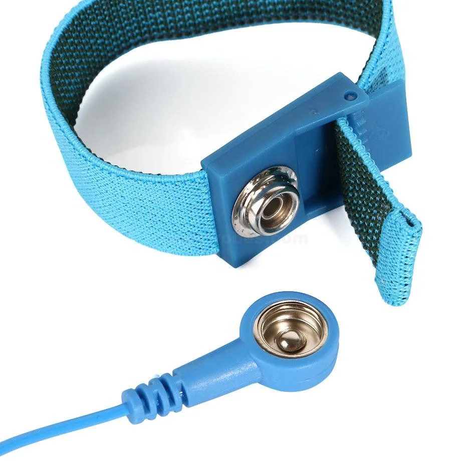 PVC 1.8m Anti-Static ESD Wrist Strap with Alligator Clip - Image 2