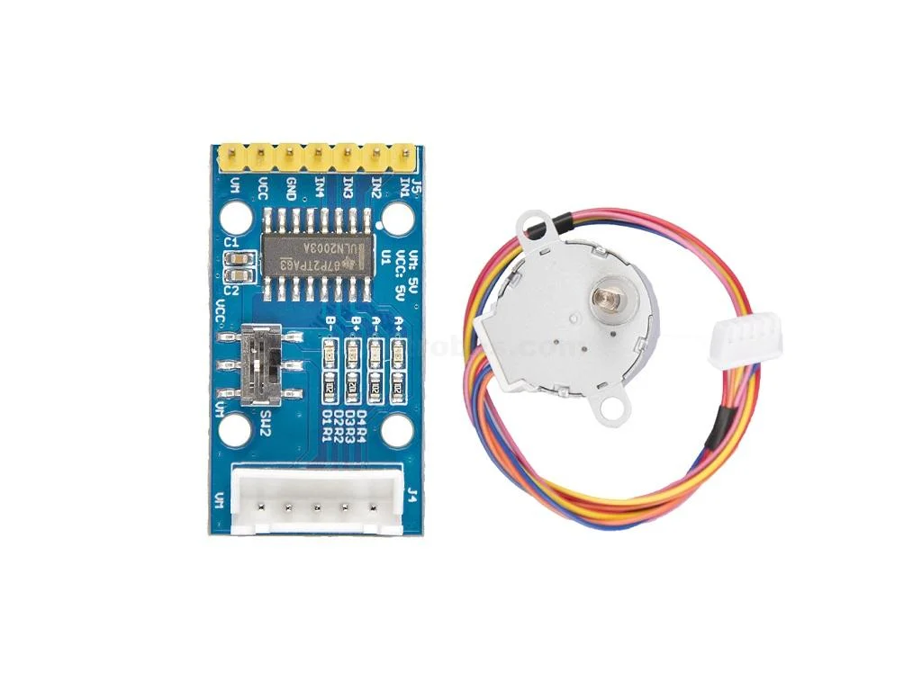 28BYJ-48 5V DC Mini Stepper Motor with ULN2003 Driver Module - Image 2