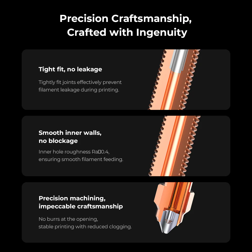 Creality K2 Plus Unicorn Quick-Swap Nozzle with Titanium Alloy Heat Break - Image 5