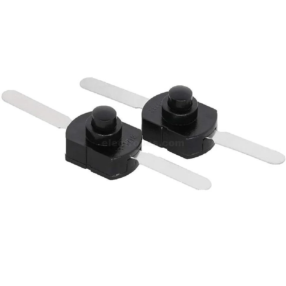 Black Mini On/Off Push Button Switch - Image 3