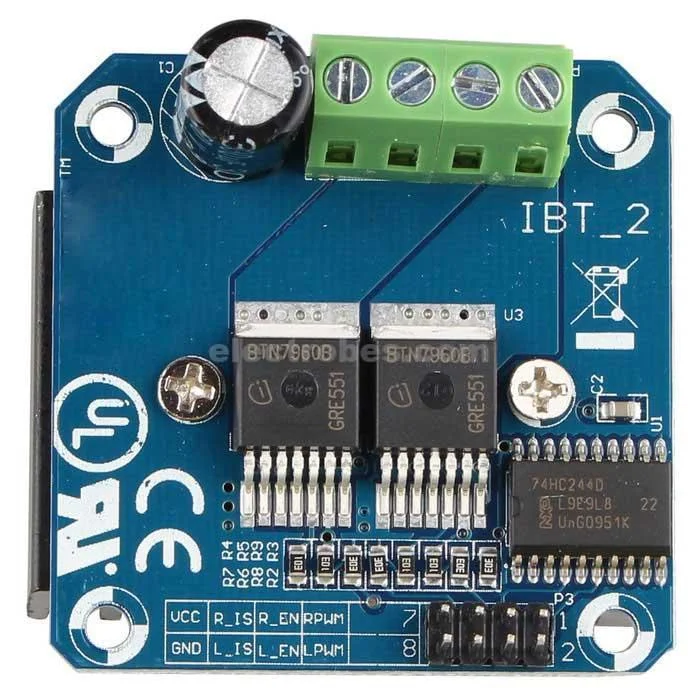IBT-2 43A H-Bridge Motor Driver Module with Dual BTS7960 - Image 2