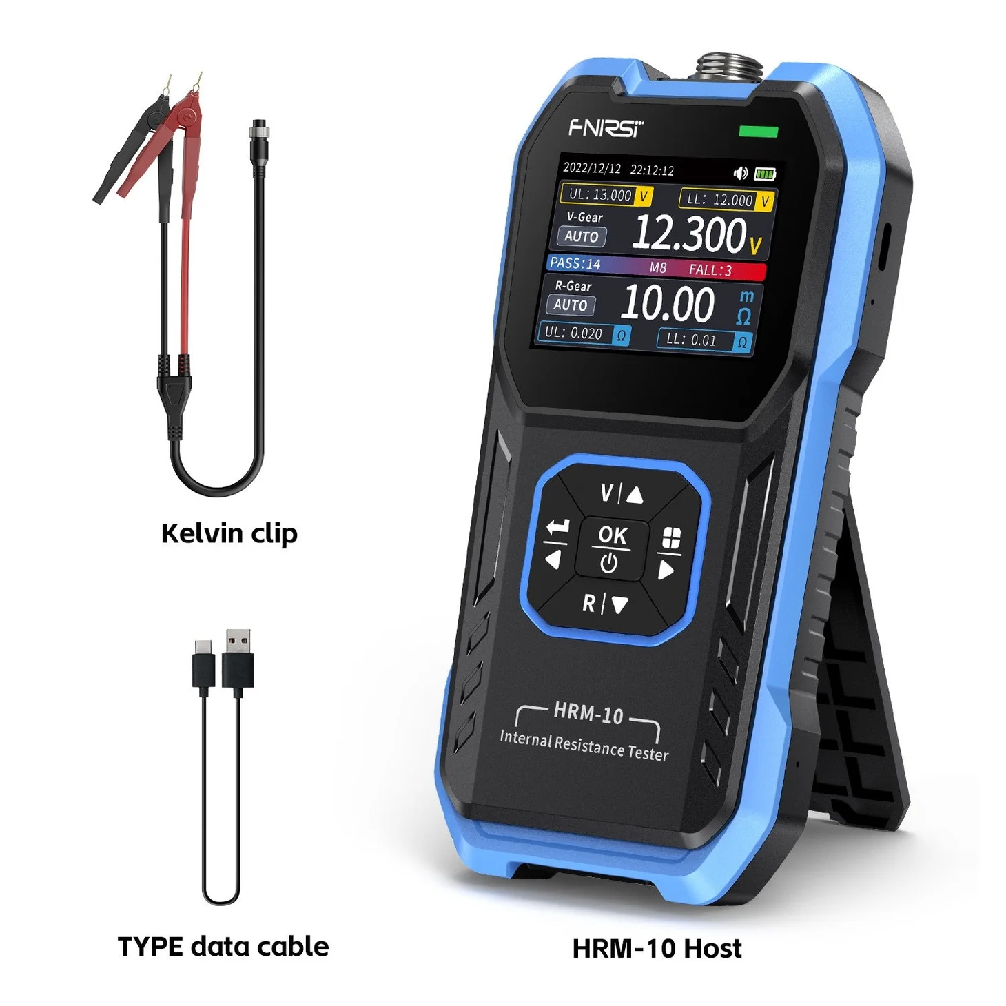 FNIRSI HRM-10 Battery Voltage & Internal Resistance Tester