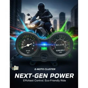 Universal Electric Vehicle Odometer Power Meter Speedometer Instrument