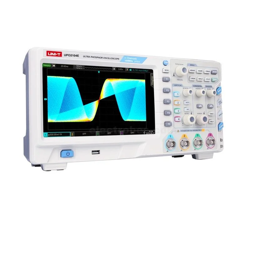 UNI-T UPO2104E Ultra Phosphor Digital Oscilloscope 4 Channel 100MHz 1GS/s - Image 2