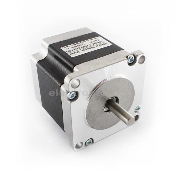 Used NEMA 23 Stepper Motor with GT2 Pulley – 1.8° Step Angle, 24V DC - Image 2