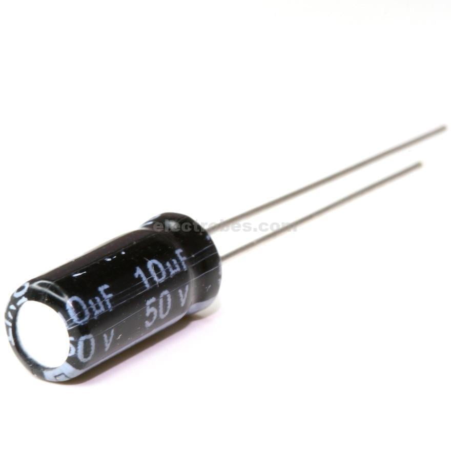10µF 50V Radial Aluminium Electrolytic Capacitor