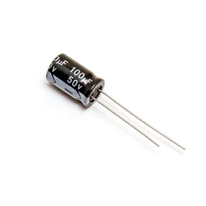 100µF 25V Radial Aluminium Electrolytic Capacitor