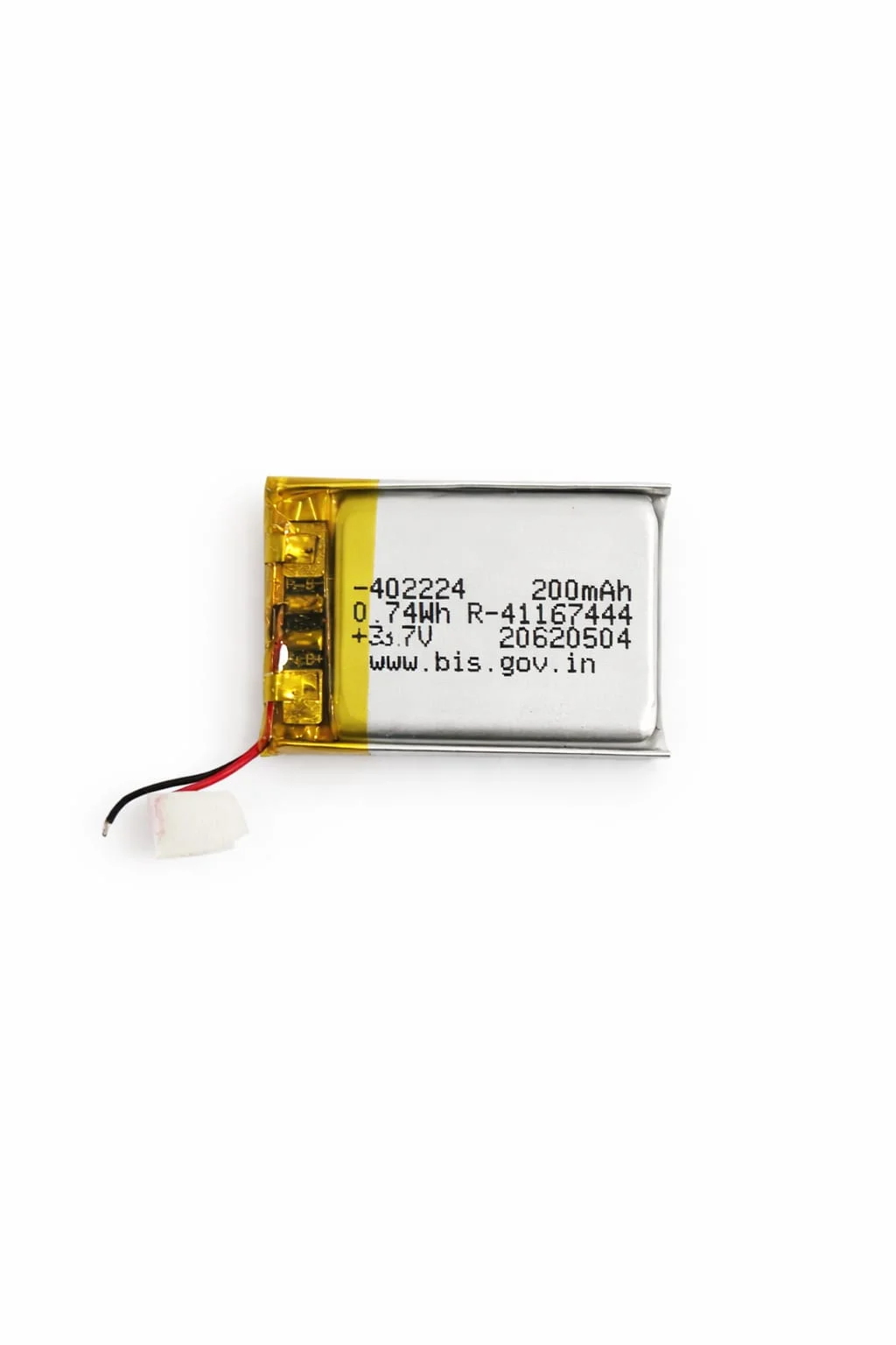 200mAh 3.7V 1S Rechargeable Lithium-ion Battery li ion Lithium li-ion Battery - Image 2