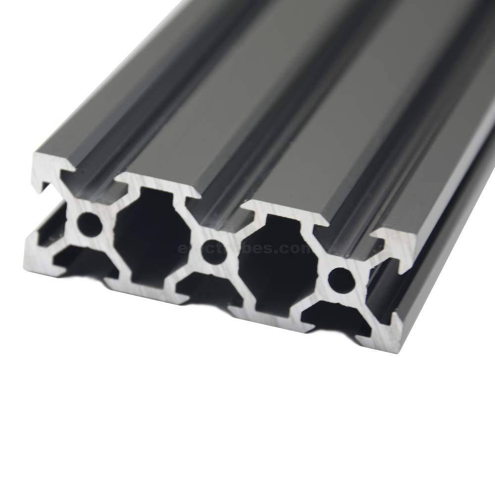 2060 V-Slot Aluminum Profile Extrusion 20×60mm – Black