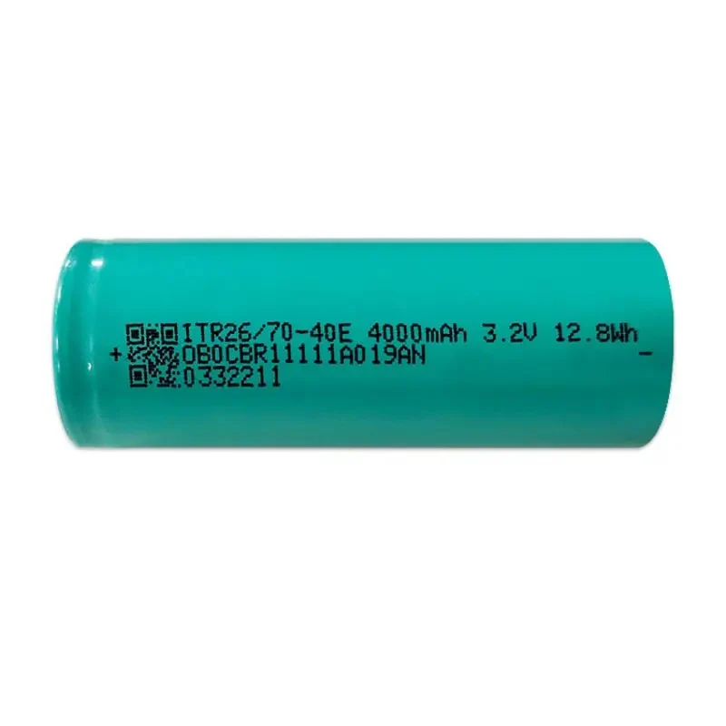 3.2V 4000mAh Rechargeable LifePo4 IFR26700 5C Battery Cell – New - Image 3