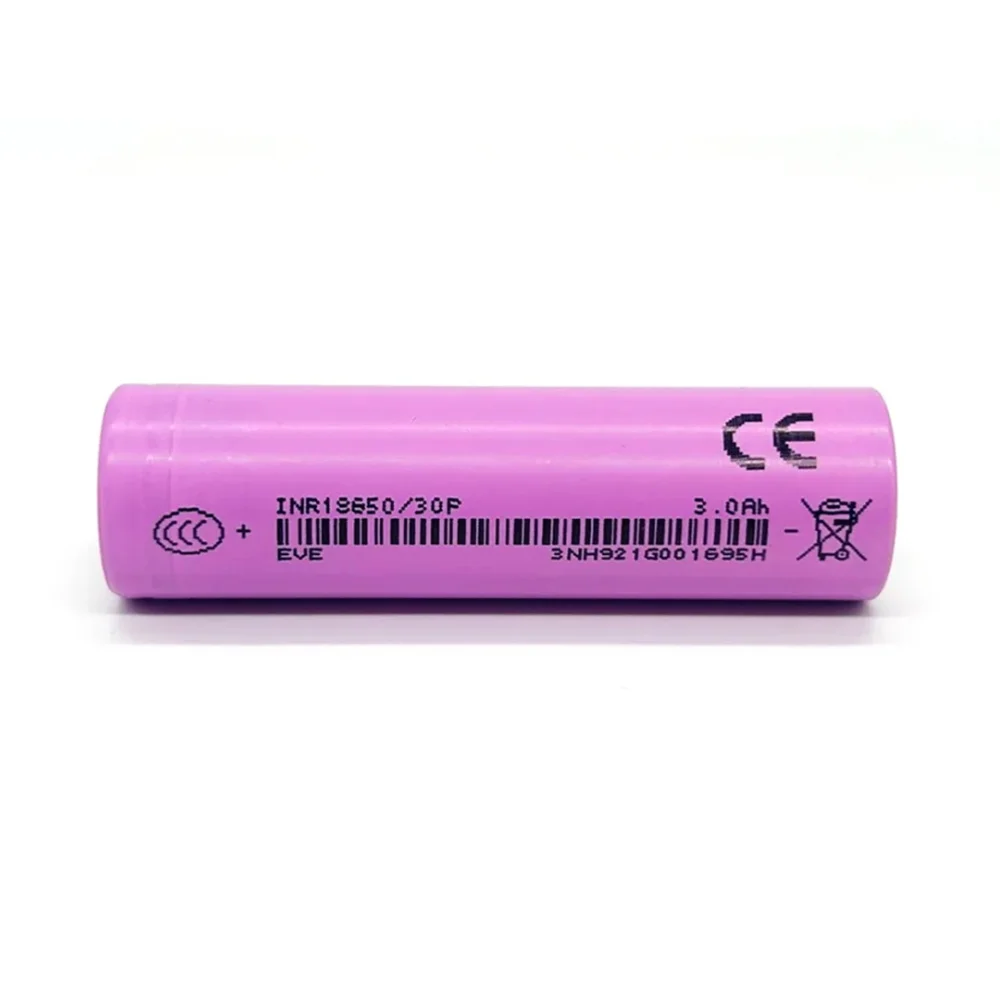 3.7V 3000mAh Rechargeable 18650 Li-Ion Battery Cell – New - Image 2
