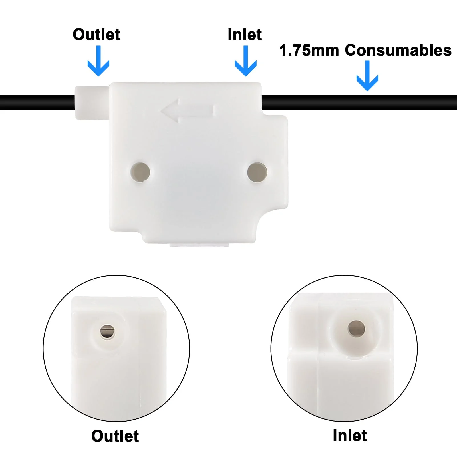 1.75mm 3D Printer Filament Runout Sensor Detection Module - Image 6