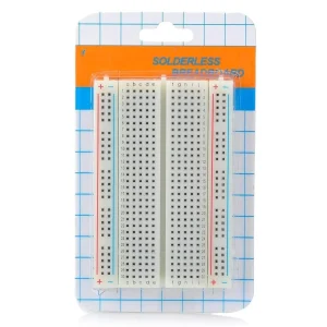 8.5 × 5.5cm 400 Tie Point Half Size Solderless Breadboard