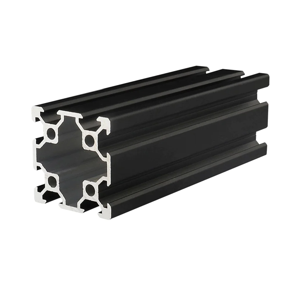 4040 Dual V-Slot Aluminum Profile Extrusion – Black Anodized for 3D Printer & CNC Machine