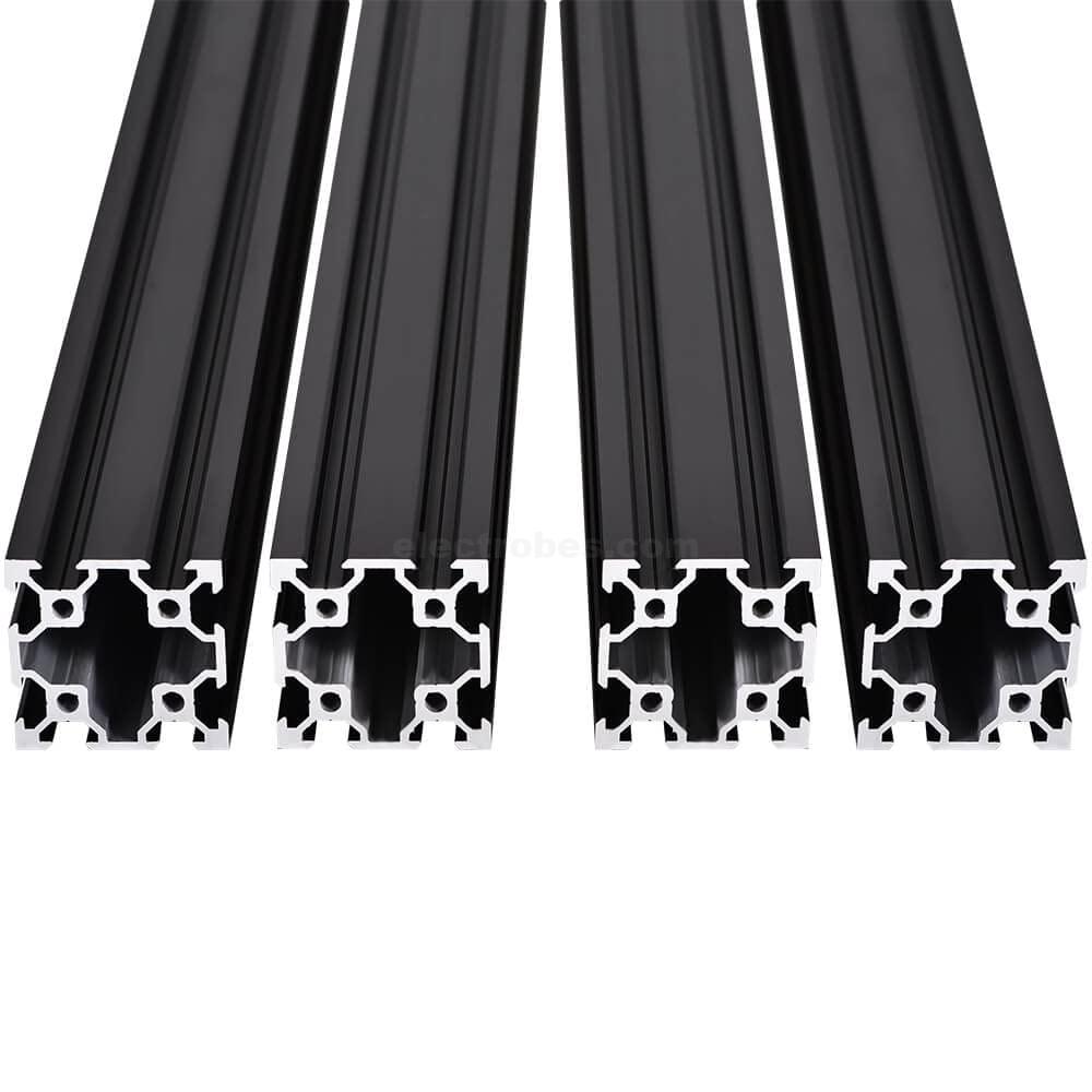 4040 Dual V-Slot Aluminum Profile Extrusion – Black Anodized for 3D Printer & CNC Machine - Image 3