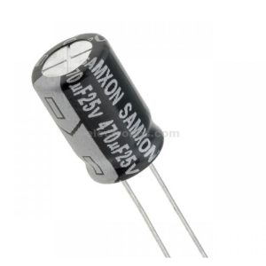 470µF 25V Radial Aluminium Electrolytic Capacitor