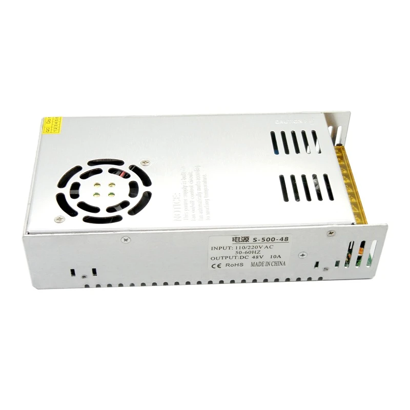 48V 10A 480W Switching Mode Power Supply SMPS Adapter - Image 3