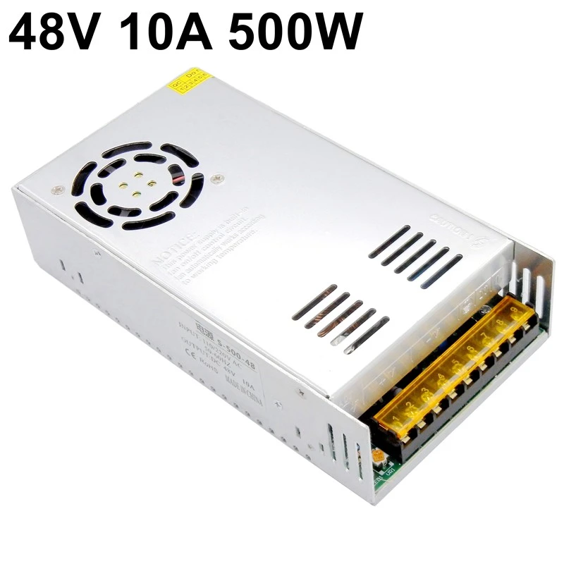 48V 10A 480W Switching Mode Power Supply SMPS Adapter - Image 5