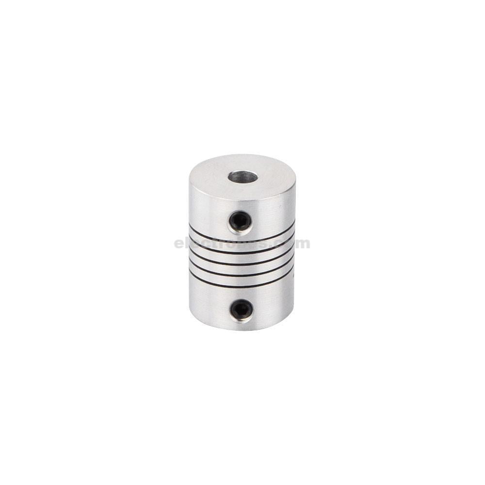 5mm × 8mm Flexible Shaft Coupling for 3D Printer Stepper Motors – Aluminum Coupler, 25mm Length - Image 2