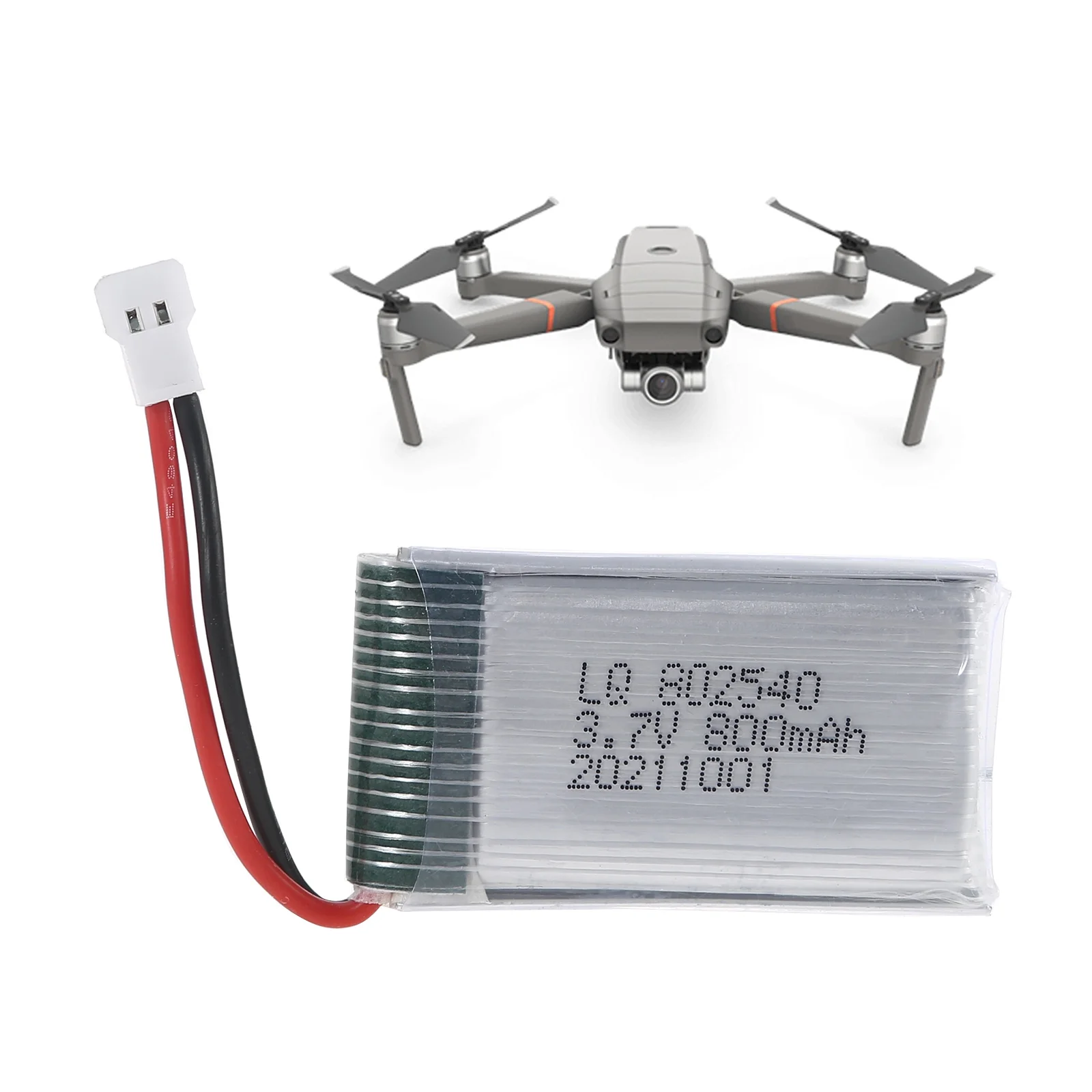800mAh 3.7V 1S Rechargeable lithium-ion battery li ion Lithium Polymer li-ion Lipo battery - Image 4