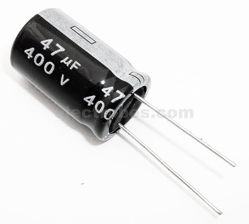 47µF 400V Radial Aluminium Electrolytic Capacitor – 105°C