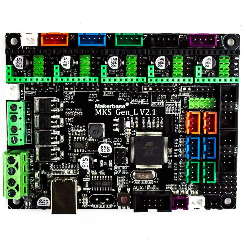 MKS Gen L V2.1 3D Printer Control Board Mega 2560 RAMPS 1.4 Compatible - Image 5