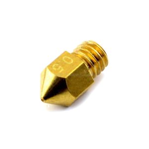 0.5mm MK8 Brass Nozzle for 3D Printers – M6 Thread, 1.75mm Filament