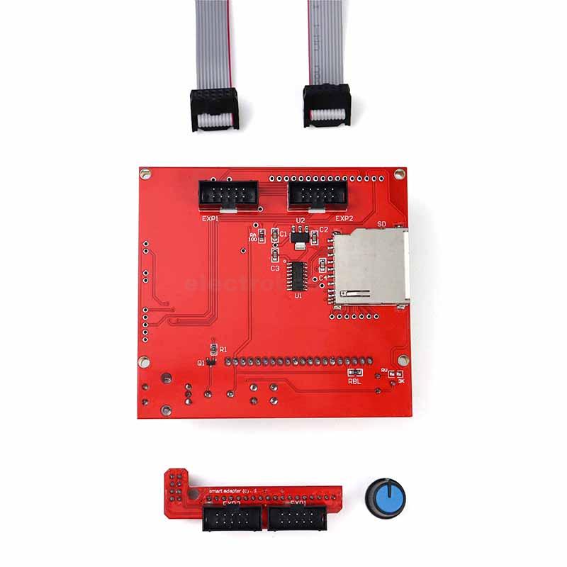 RAMPS 1.4 RepRap 12864 LCD Graphic Smart Controller with SD Card Reader for 3D Printers - Image 4