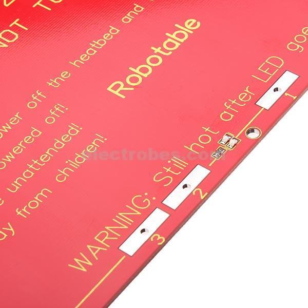MK2B 214×214mm Dual Voltage Heated Bed PCB – 12V/24V for 3D Printers - Image 4