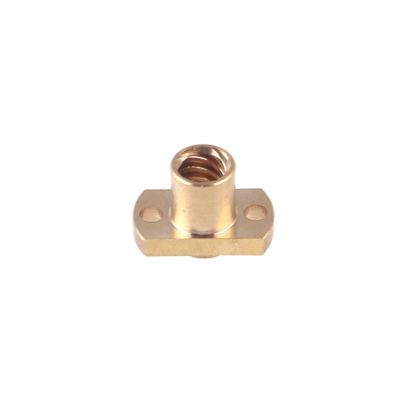 T8 Lead Screw Nut 8mm Brass Flange Nut – 2mm Pitch, 8mm Lead - Image 3