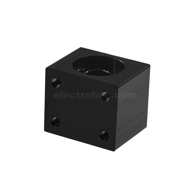 T8 Lead Screw Nut Housing Aluminum Support Block – Black - Image 3