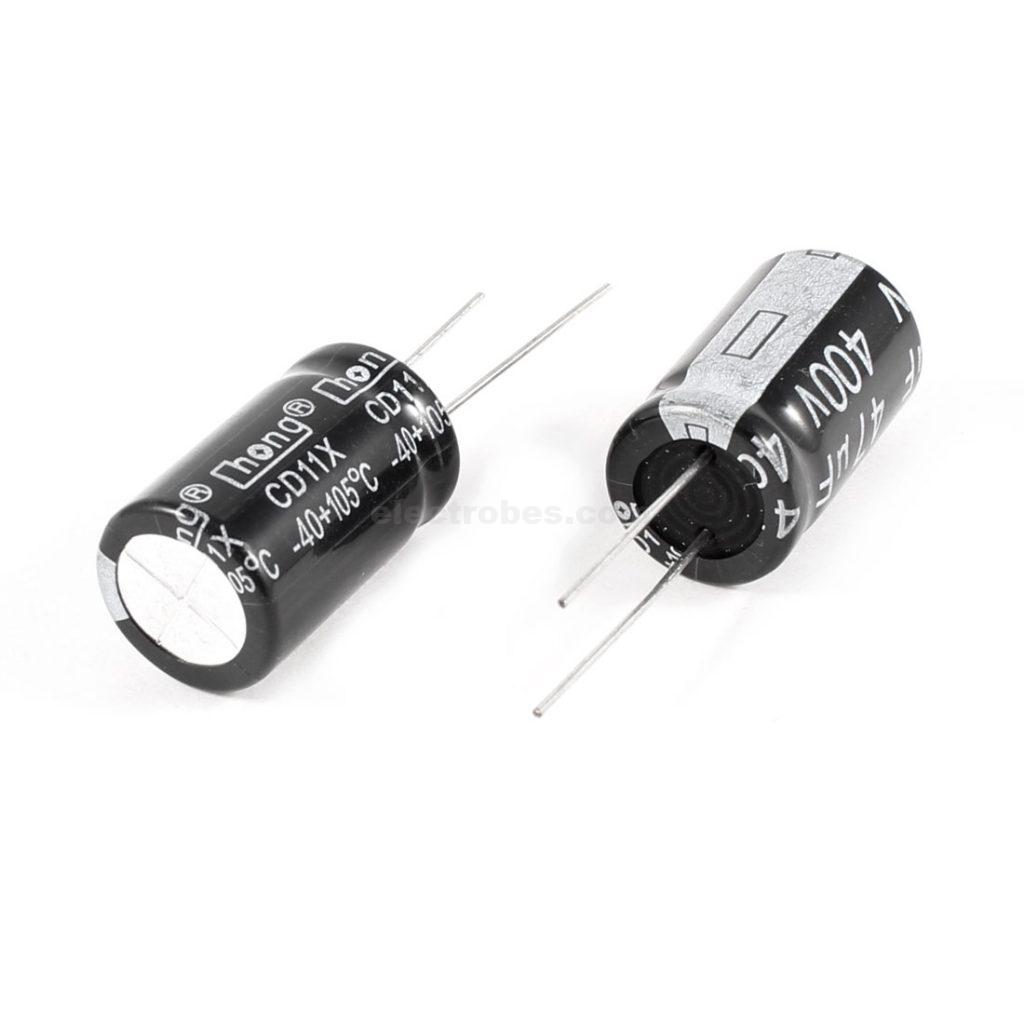 47µF 400V Radial Aluminium Electrolytic Capacitor – 105°C - Image 2