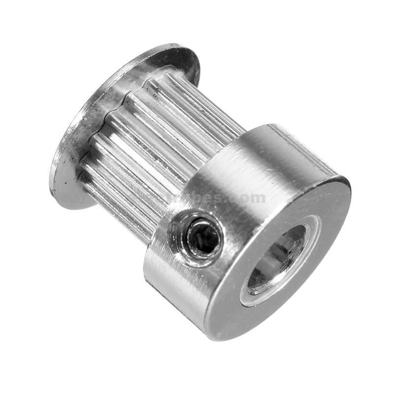 GT2 16-Tooth Aluminum Timing Pulley – 5mm Bore for 6mm Belt, 3D Printer