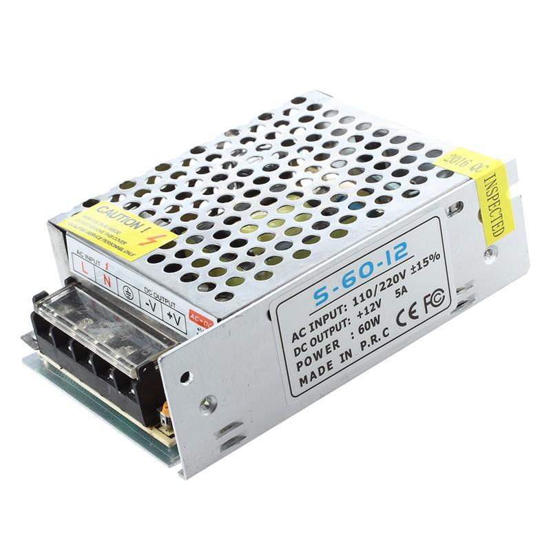 12V 5A 60W Switching Power Supply Driver - Image 2