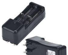 Universal Double Slots Li-ion Battery Charger for 18650 Cells 3.7v Rechargeable Lithium Ion Batteries