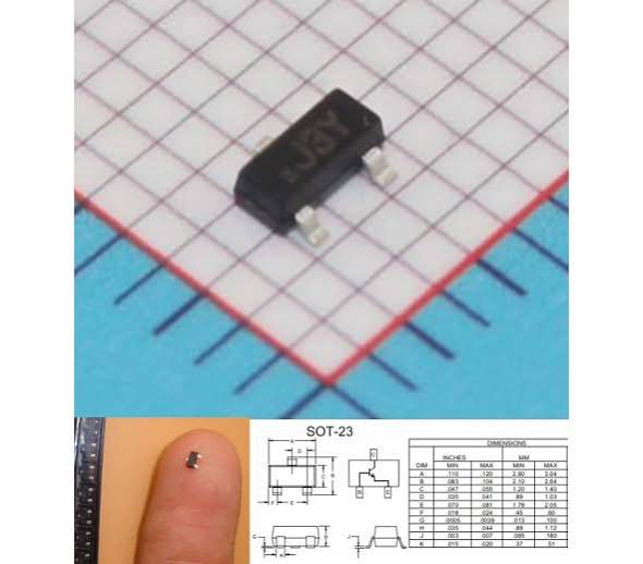 S8050 MMBT8050 J3Y NPN Silicon Transistor SMD SOT23 Triode - Image 2