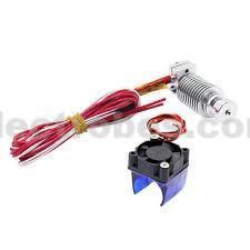 V6 Metal Bowden Hotend Extruder Kit with Cooling Fan – 1.75mm Filament, 0.4mm Nozzle, 12V 40W for 3D Printers
