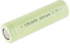 3.7V 2600mAh Rechargeable 18650 Li-Ion Battery Cell – New - Image 2
