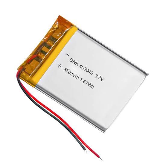 450mAh 3.7V 1S Rechargeable lithium-ion battery li ion Lithium Polymer li-ion Lipo battery