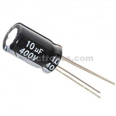 10µF 400V Radial Aluminium Electrolytic Capacitor - Image 2