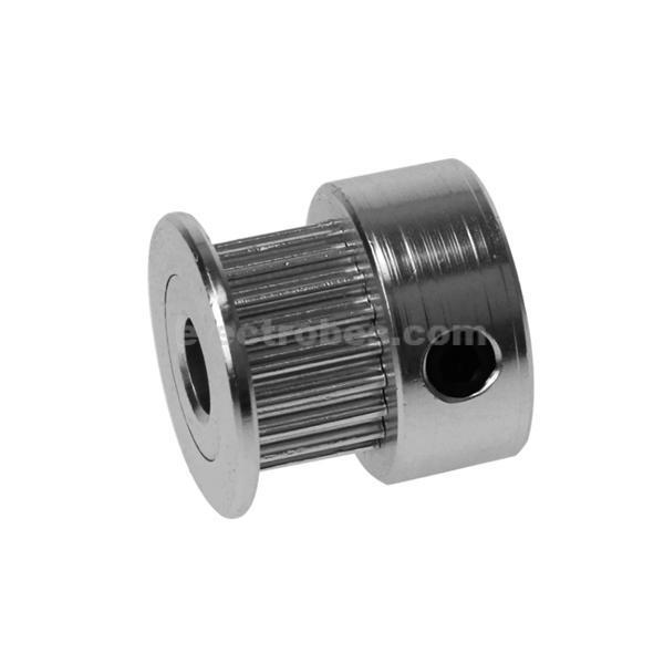 GT2 20-Tooth Aluminum Timing Pulley – 8mm Bore, 2mm Pitch, Double Flange - Image 2