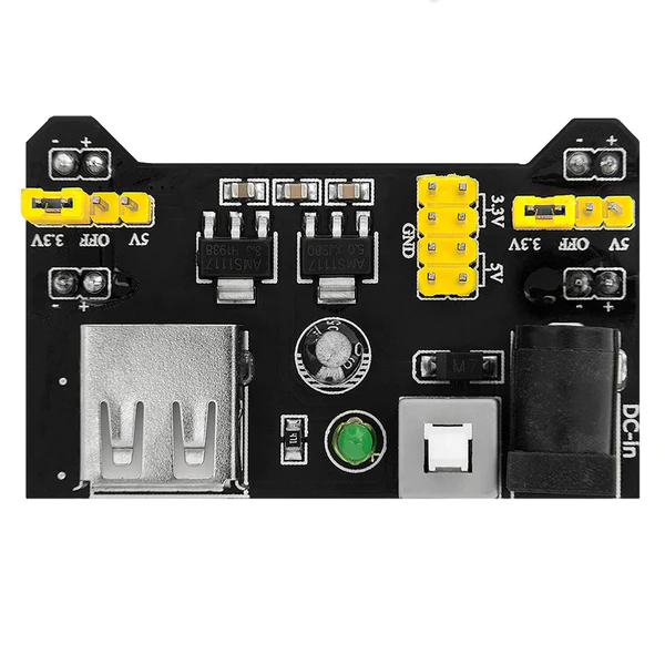 MB102 Breadboard Power Supply Module 3.3V/5V for Arduino Solderless Breadboard - Image 2