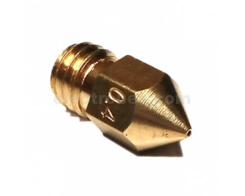 0.4mm MK8 Brass Nozzle for 3D Printers – M6 Thread, 1.75mm Filament