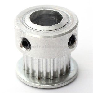 GT2 20-Tooth Aluminum Timing Pulley – 8mm Bore, 2mm Pitch, Double Flange