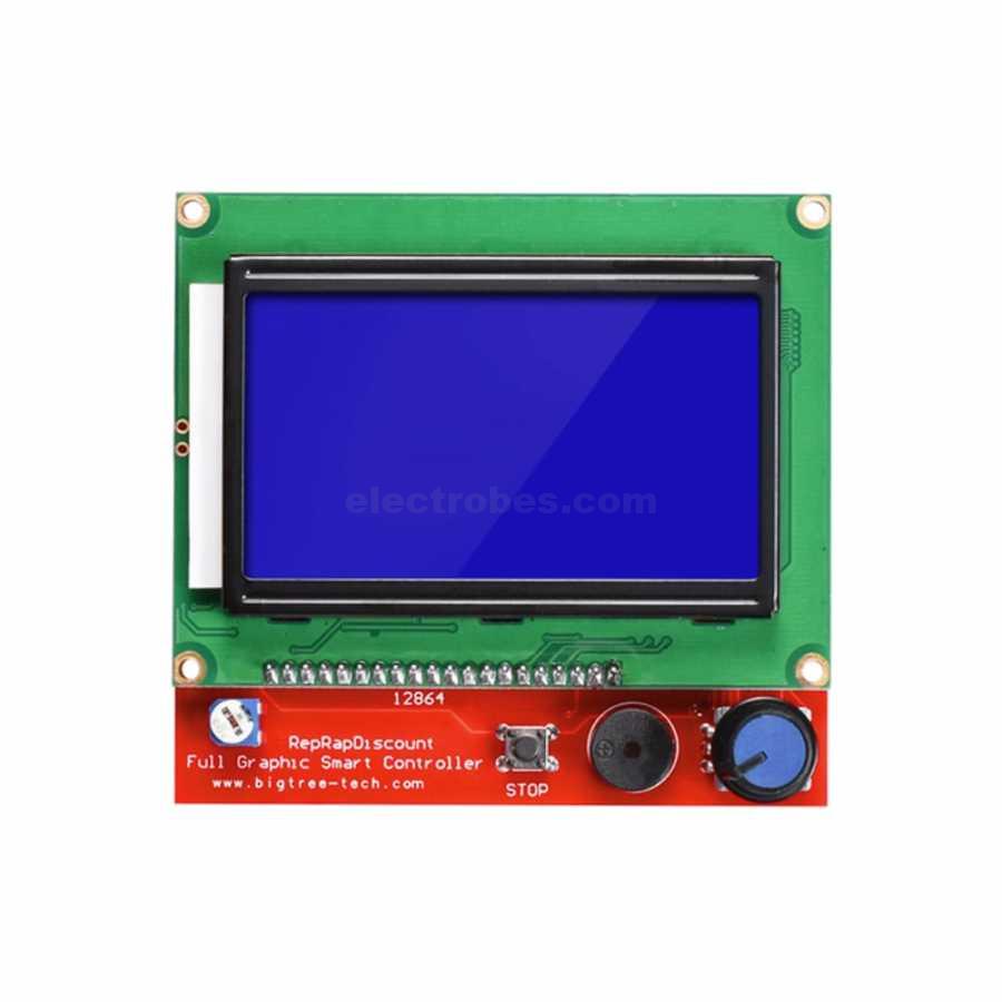 RAMPS 1.4 RepRap 12864 LCD Graphic Smart Controller with SD Card Reader for 3D Printers - Image 3